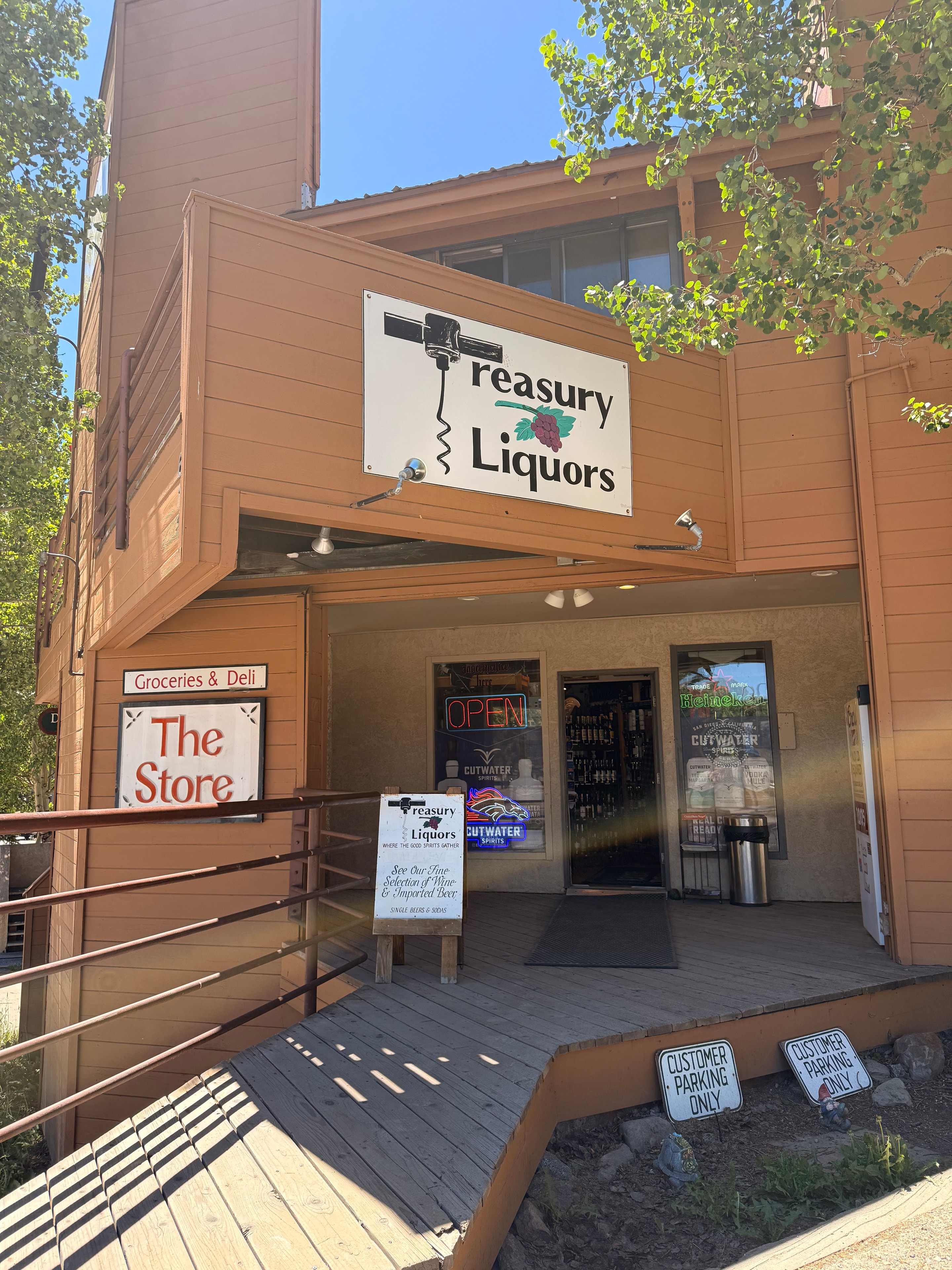 Craft beer selection at Treasury Liquors